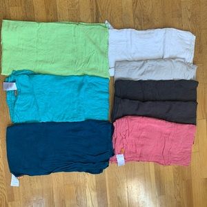 8 used Tula blankets
